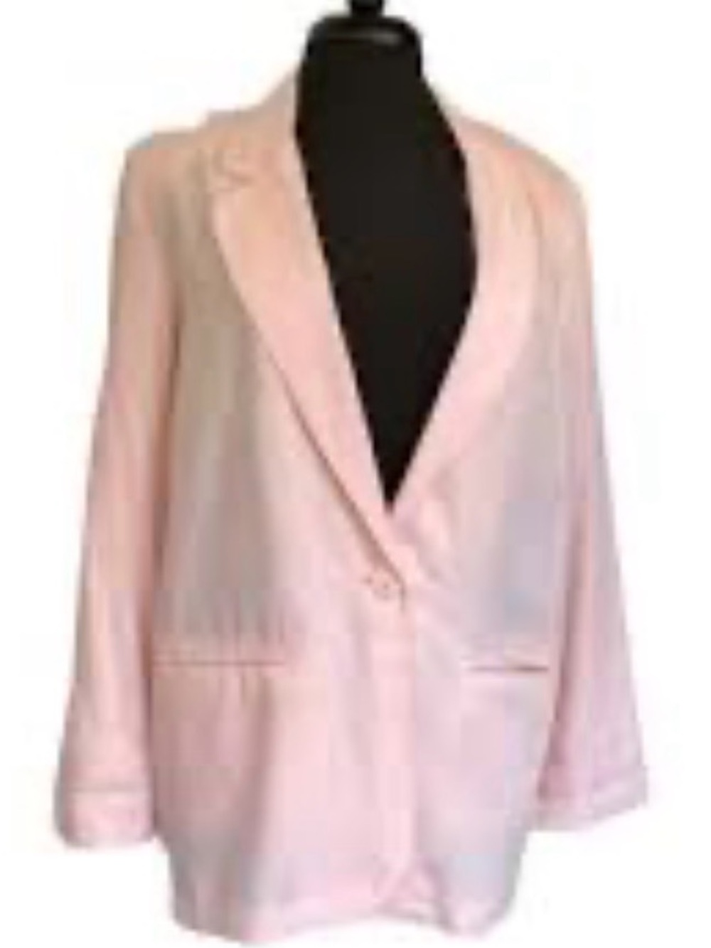 Sag Harbor Soft Pink Single-Button Blazer